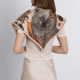 Rhymes of London Ring a Ring o’ Roses Silk Twill Triangle