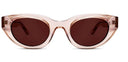 Thierry Lasry ACIDITY Peach Cat Eye Sunglasses