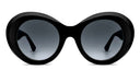 Thierry Lasry PULPY Black Oversized Round Sunglasses