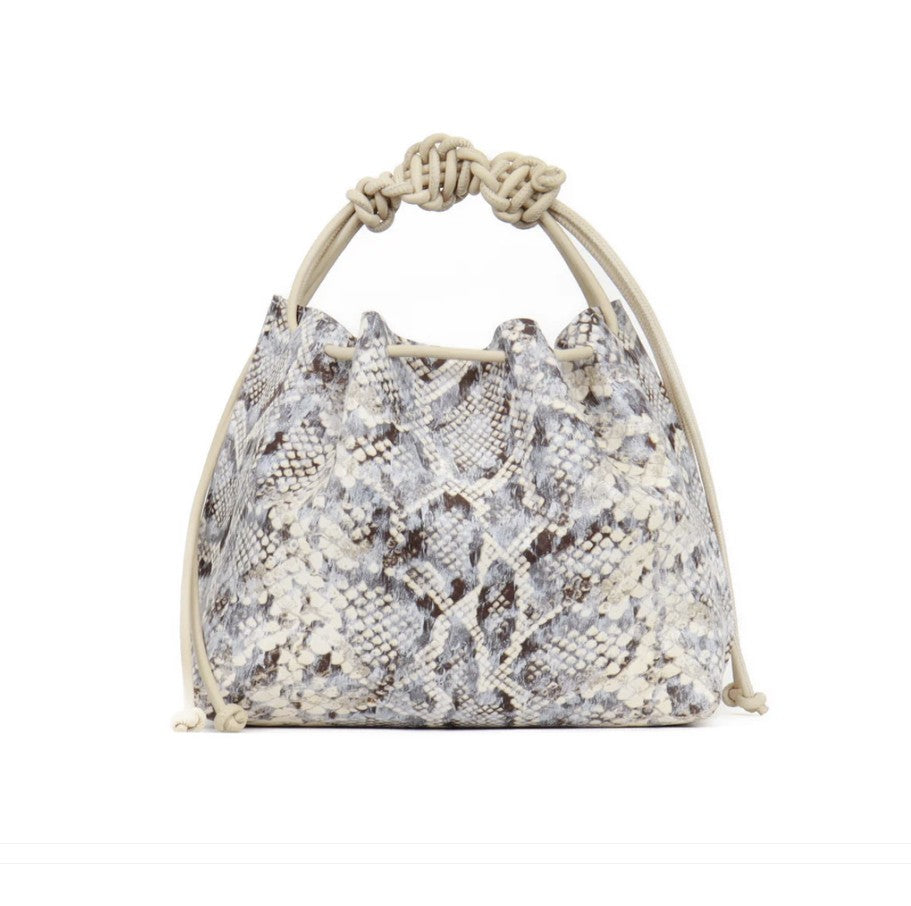B.May Mini Drawstring Leather Bag by CashmereRED