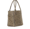B.May Small Pocket Leather Tote