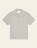 Lukas Stripe Cotton Linen SS Shirt