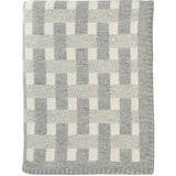 Cashmere Throw Blanket | Stitched Basketweave by Johnstons of Elgin