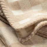 Cashmere Throw Blanket | Stitched Basketweave by Johnstons of Elgin