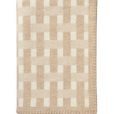 Cashmere Throw Blanket | Stitched Basketweave by Johnstons of Elgin