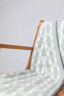 Johnston's Blanket Stitched Basketweave Throw