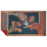 Pheasant Tree in Forrest/Saffron - Cashmere Stole