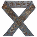 Sabina Savage The Wolf You Feed Silk Ribbon Large – Gunmetal/Gloaming