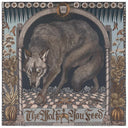 Sabina Savage The Wolf You Feed Silk Twill  Gunmetal/Gloaming 90 x 90cm