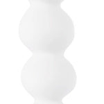Tina Frey Bubble Candle Holder in white resin, inspired by the effervescence of champagne, handcrafted in San Francisco.