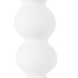 Tina Frey Bubble Candle Holder in white resin, inspired by the effervescence of champagne, handcrafted in San Francisco.
