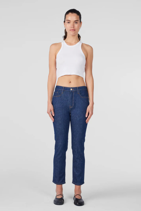 Ms. Hawn High Rise Cropped Loose Skinny