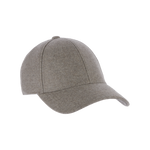 Front view of Varsity Headwear 100% Loro Piana Cashmere Cap in Marble Beige, featuring soft structured front and minimalist detailing.