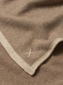 100% Cashmere Knitted Wrap - Cocoon