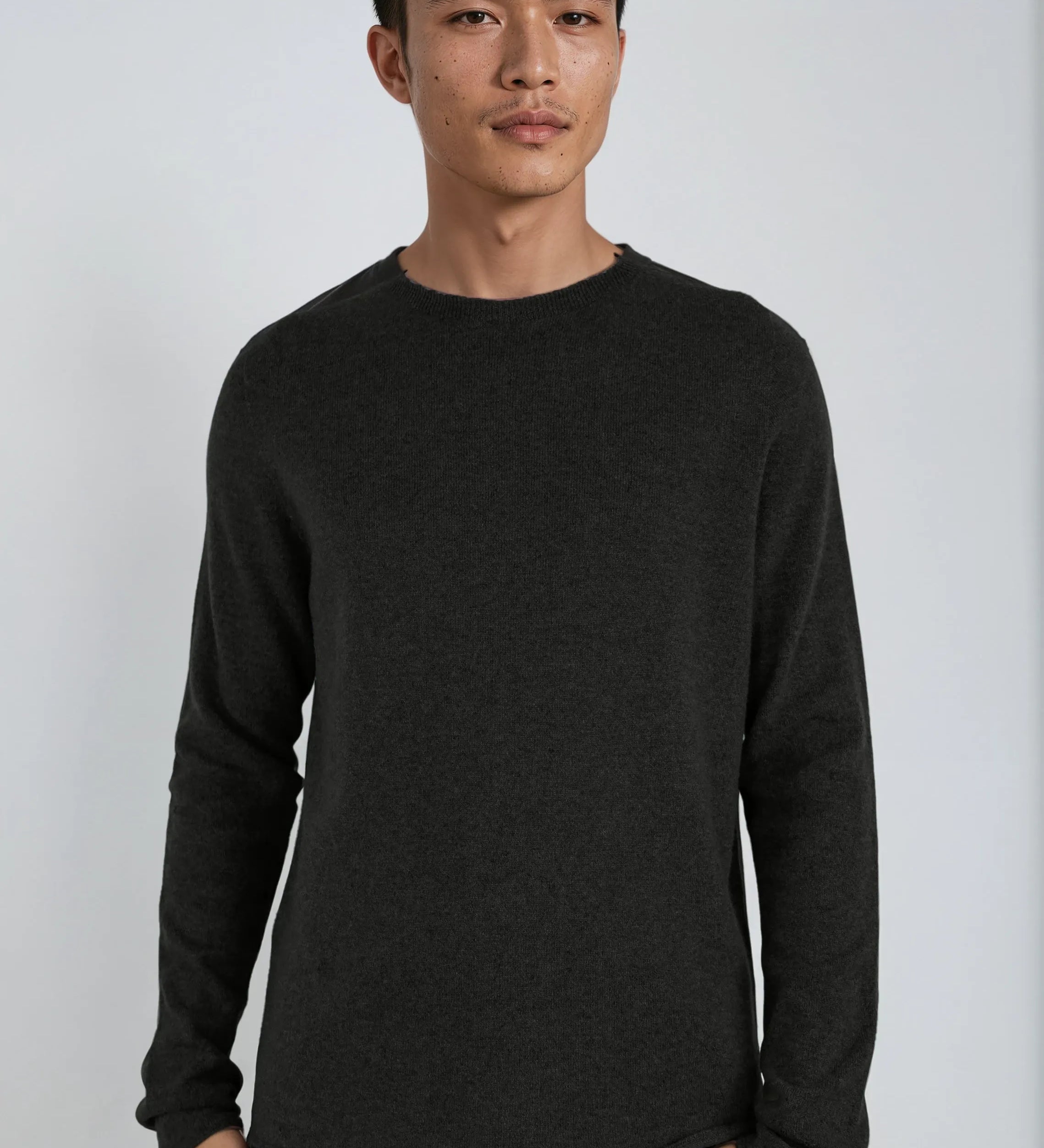 Breathable cashmere sweater with a tee-like fit, designed in Telluride and made in the USA. Ideal for layering or packing light.