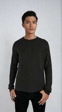Breathable cashmere sweater with a tee-like fit, designed in Telluride and made in the USA. Ideal for layering or packing light.