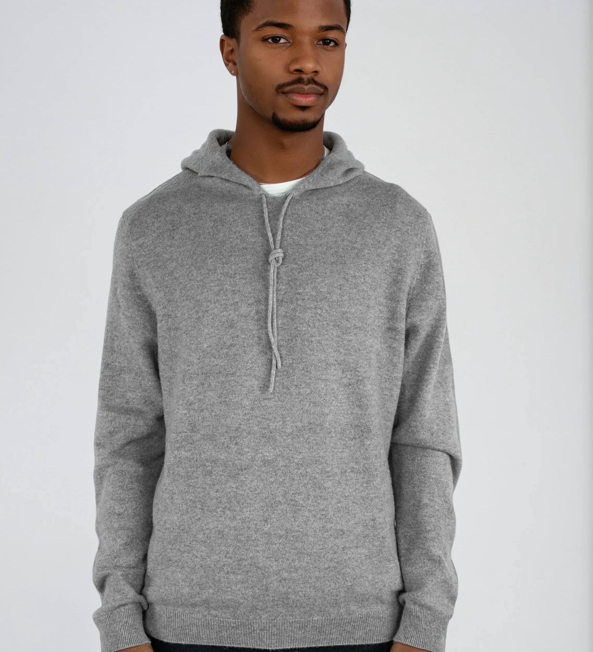 Unisex cashmere hoodie designed in Telluride and made in the USA. Wear it skiing, over a dress, or lounging in quiet luxury.
