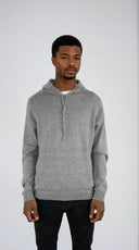 Unisex cashmere hoodie designed in Telluride and made in the USA. Wear it skiing, over a dress, or lounging in quiet luxury.