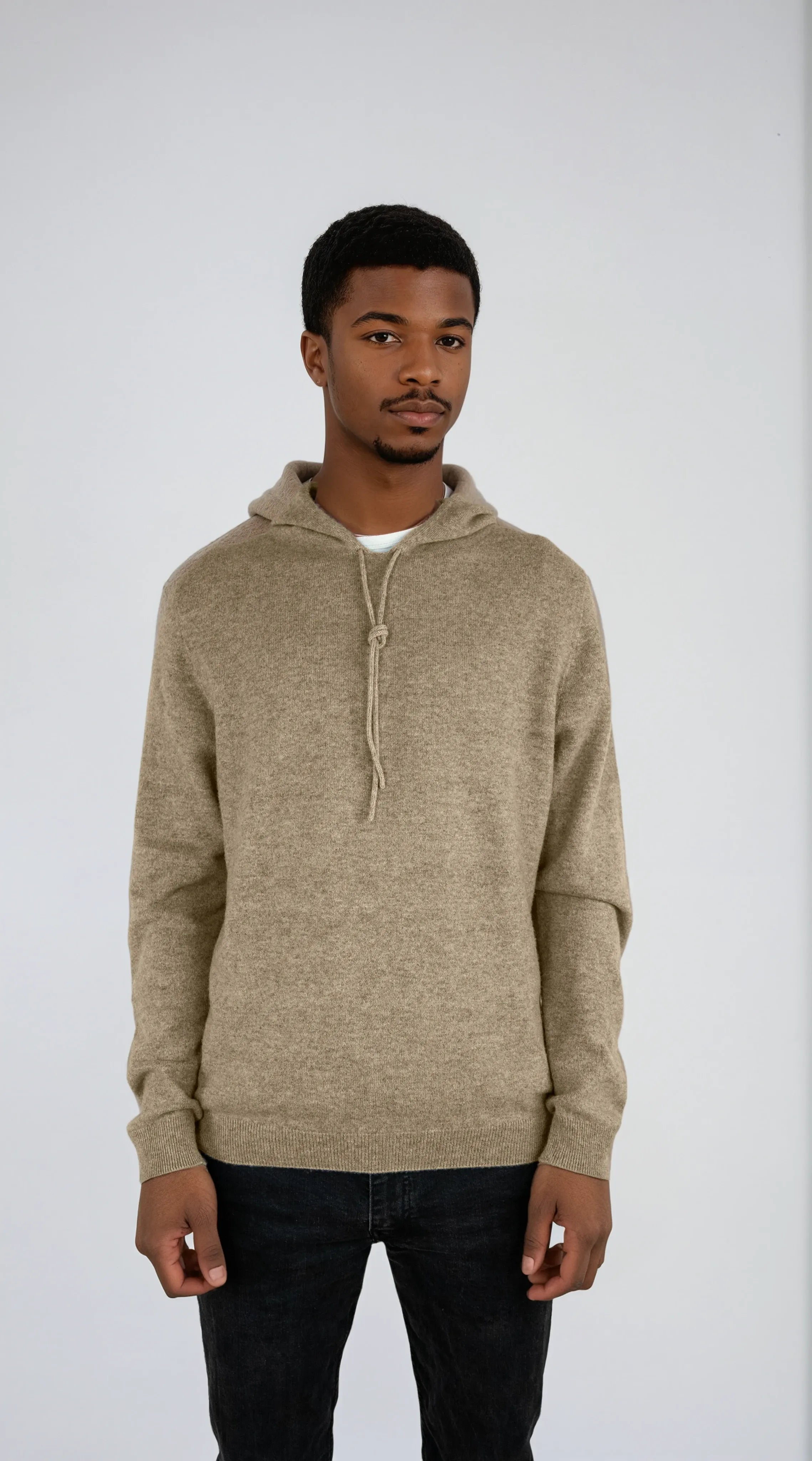 Unisex cashmere hoodie designed in Telluride and made in the USA. Wear it skiing, over a dress, or lounging in quiet luxury.
