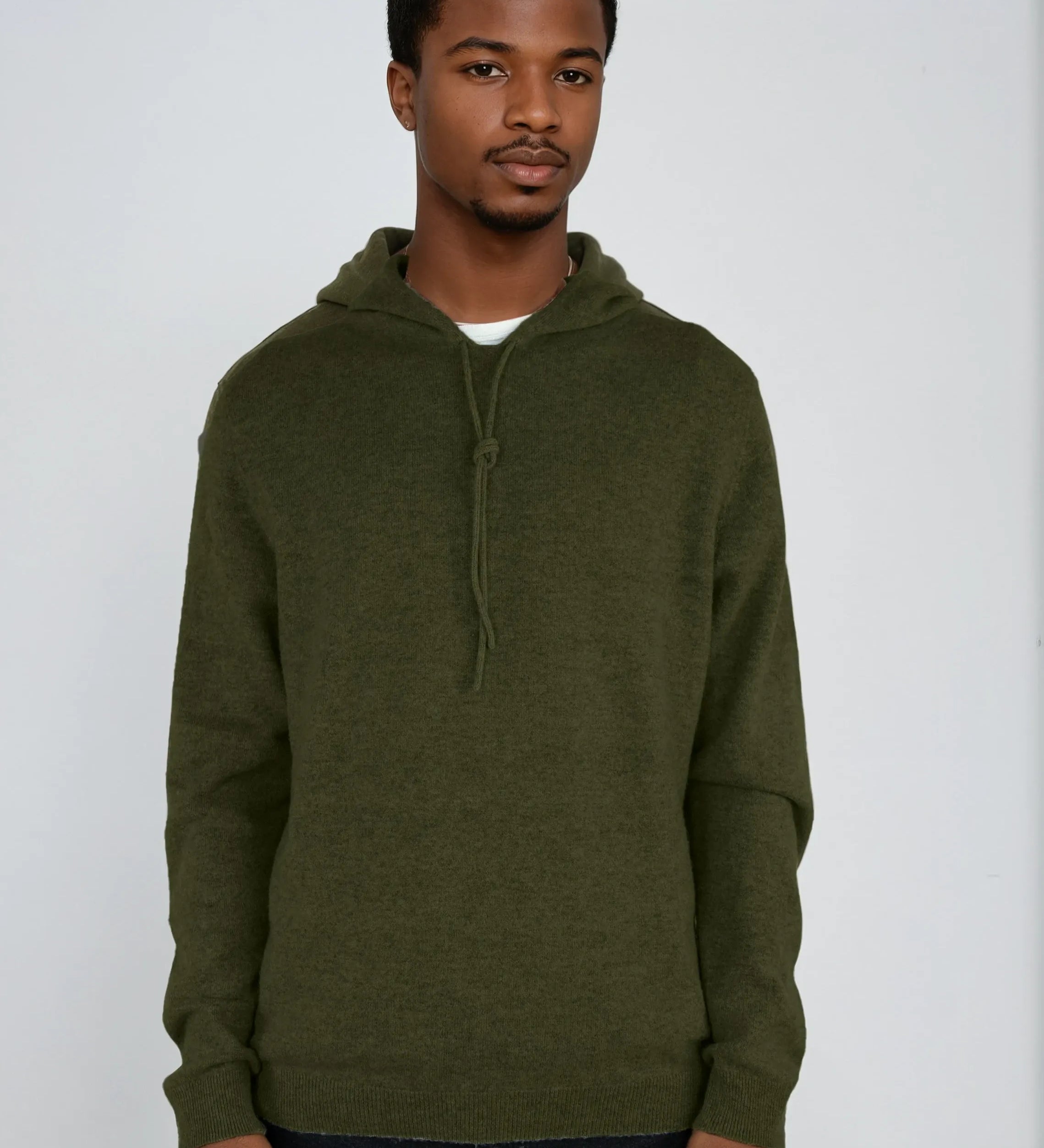 Unisex cashmere hoodie designed in Telluride and made in the USA. Wear it skiing, over a dress, or lounging in quiet luxury.