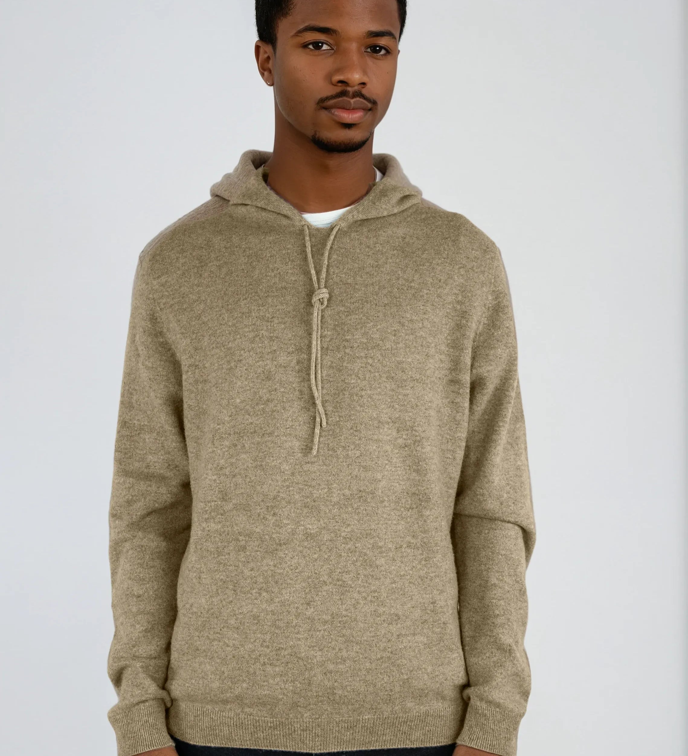 Unisex cashmere hoodie designed in Telluride and made in the USA. Wear it skiing, over a dress, or lounging in quiet luxury.