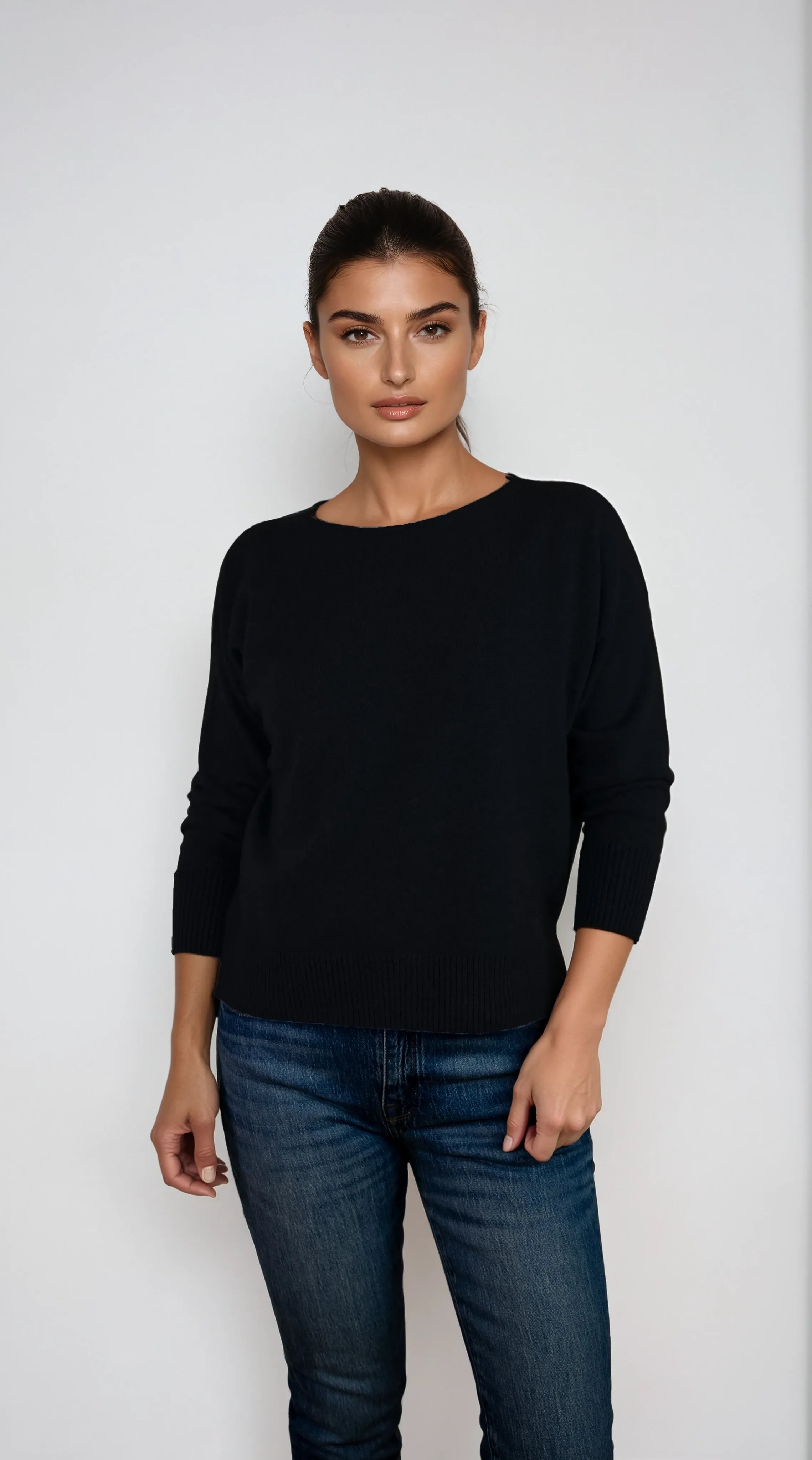 Minimalist cashmere robe coat with no buttons, designed in Telluride and made in the USA. Perfect for moms, errands, or cozy mornings.