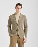 Men's cotton knit blazer by Filippo De Laurentiis with tailored fit and lightweight structure