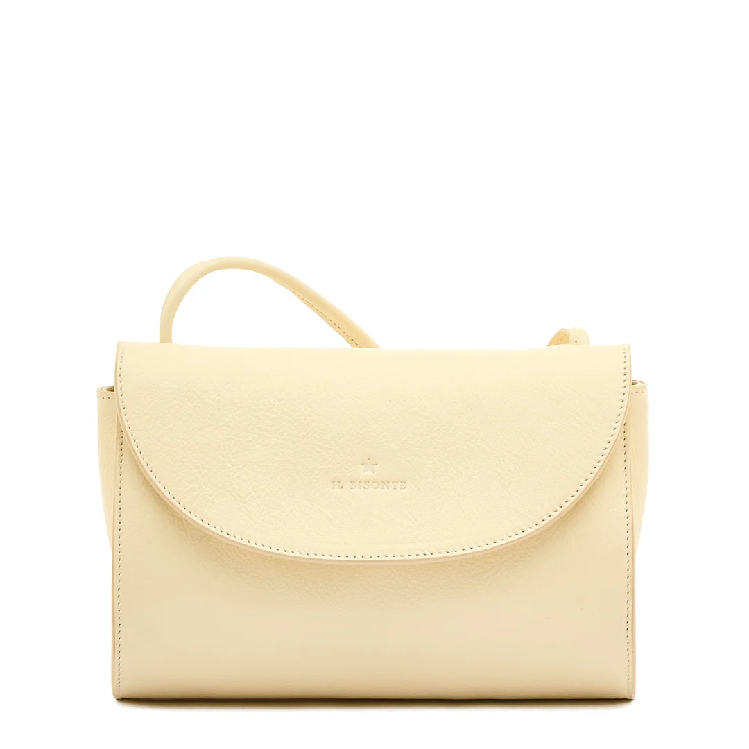 Il Bisonte Linea 1978 crossbody bag in milk vegetable-tanned Italian leather