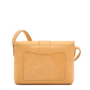 Back view of Il Bisonte Linea 1990 leather crossbody bag in natural with exterior pocket