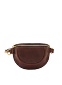 Il Bisonte Oliveta belt bag in coffee vegetable-tanned Italian leather
