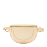 Il Bisonte Oliveta belt bag in milk vegetable-tanned Italian leather