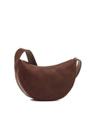 Il Bisonte Oliveta Hobo Bag in Coffee crafted from vegetable-tanned Italian leather