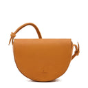 Il Bisonte Snodo crossbody bag in natural vintage leather with beech wood frame