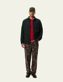 Les Deux Wool Overshirt in a soft mélange wool blend with three workwear-inspired patch pockets