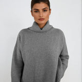 Not too slouchy, not too fitted — this cashmere favorite is made with natural fibers and designed in Telluride for everyday elegance.
