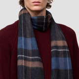 Begg X Co Cashmere Tilman Scarf Charcoal Slate