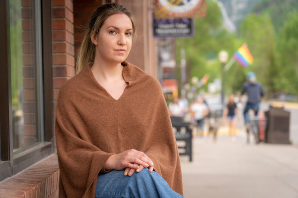 Knit To Order Emma Cashmere Poncho