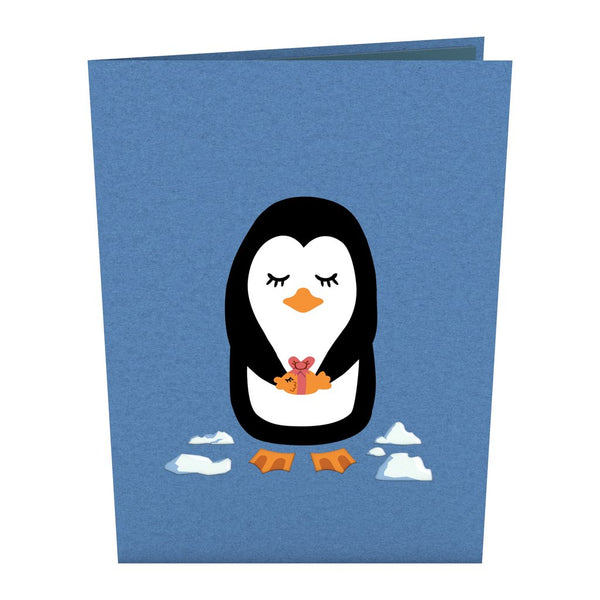 Penguins In Love Pop Up Card